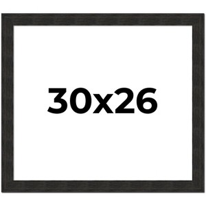 PosterPalooza | Contemporary Black Picture Frame - UV Acrylic, Backing Board, Hanging Hardware Included - 1 of 4