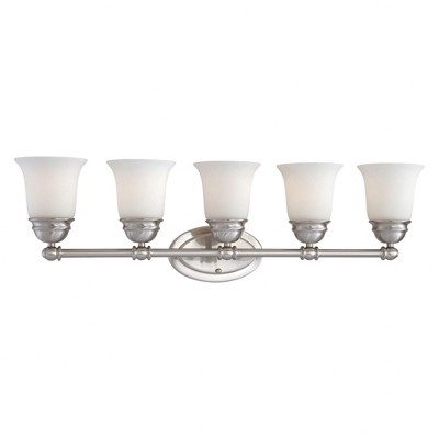 Thomas Lighting Bella 5 - Light Vanity in  Brushed Nickel