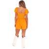 Women's Puff Sleeve Babydoll Romper - Idem Ditto - 4 of 4