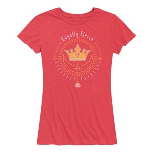 Women's - Disney Princess - Royally Fierce Short Sleeve Graphic T-Shirt - 1 of 4