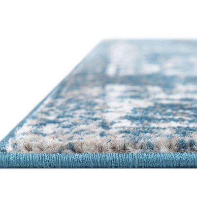 Casino Sofia Chic Blue Rectangular Indoor Rug