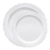 Smarty Had A Party White w/ Silver Vintage Rim Plastic Dinnerware Set - 120 Sets - 2 of 4