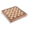 Toy Time Inlaid Walnut Style Magnetized Wood Chess Cabinet With Hand-Carved Staunton Wood Chessmen - image 4 of 4