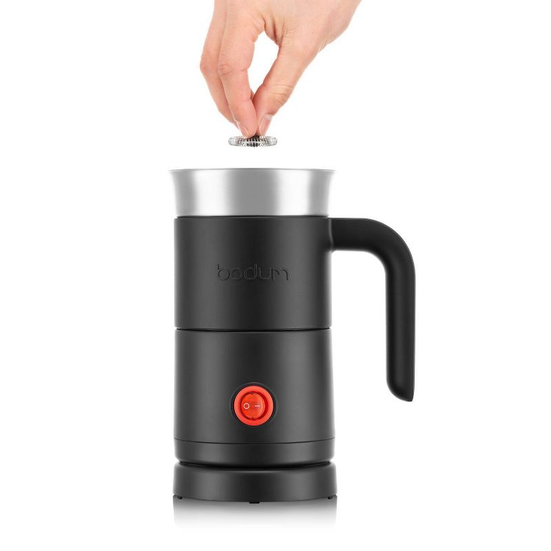 Bodum Milk Frother with handle Black, 3 of 10
