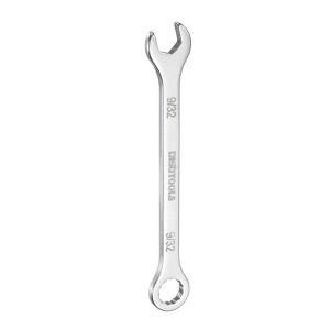 Unique Bargains 30Cr13 Stainless Steel Offset 12-Point Box End and 15° Angled Open End Combination Wrench - 1 of 4