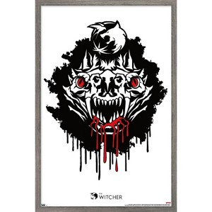 Trends International Netflix The Witcher Season 2 - Basilisk Head Framed Wall Poster Prints - 1 of 4