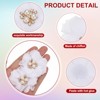 Unique Bargains Rhinestone Pearl Chiffon Flower for DIY Craft Wedding Party 15 Pcs - 3 of 4
