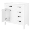 KIGFTSOD 36" Bathroom Vanity with Sink Combo, Green Bathroom Cabinet with Drawers - 2 of 4
