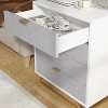 Drawer Storage Cabinet, Dresser for Bedroom, 53.5" Dresser Organizer with Metal Handle and Legs - 2 of 4