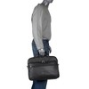 Amerileather Black Leather Laptop Softside Briefcase (#48) - 4 of 4