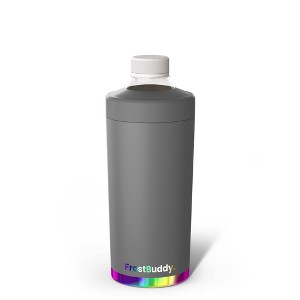 FrostBuddy Universal Buddy XL Insulated Can Cooler | Fits 12oz, 16oz, Slim Cans & Bottles | Stainless Steel Drinks Holder - 1 of 4