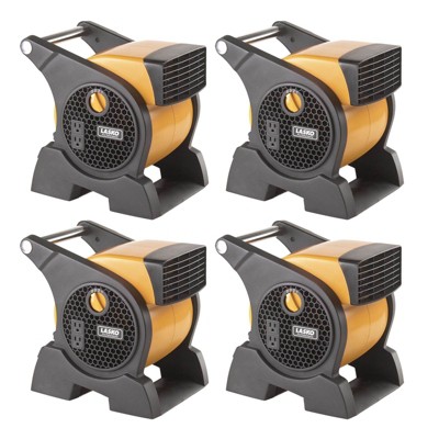 Lasko Pro Performance 3 Speed High Velocity Durable Utility Blower Fan (4 Pack)