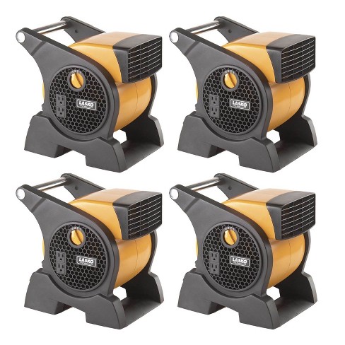 Lasko Pro Performance 3 Speed High Velocity Durable Utility Blower Fan (4  Pack) : Target