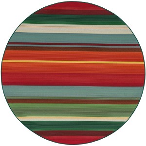 Unique Loom    Outdoor Modern Jaco Area Rug - 1 of 4