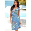 Women's Floral Tie Strap Dress - LASCANA - 3 of 4