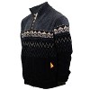 Gioberti Men's Knitted Chenille Cardigan Sweater With Flannel Lining - 3 of 4