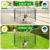 FDW Dog Playpen Dog Pen 24/30/36/42/48in Puppy Playpen with Door Entry Foldable Exercise Pen for Indoor Outdoor Use - 4 of 4