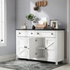 55.1" Modern Farmhouse Sideboard with Drawers, Buffet Cabinet & Coffee Bar for Kitchen/Dining Room - 3 of 4