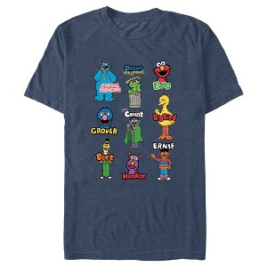 Men's Sesame Street Character Introductions T-Shirt - 1 of 4