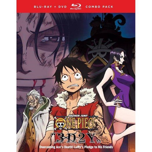 One Piece 3d2y Overcoming Aces Death Luffy S Pledge Blu Ray 19 Target