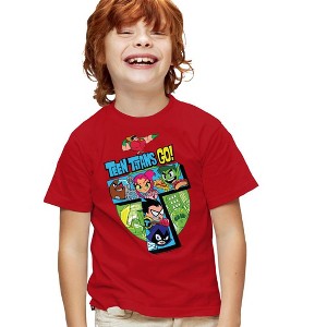 Teen Titans Go T Kids T Shirt For Youth, Royal Blue - 1 of 4