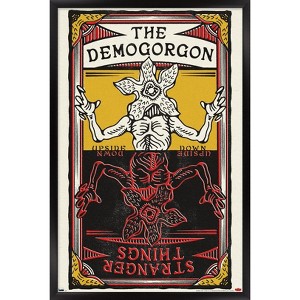 Trends International Netflix Stranger Things: Season 4 - Demogorgon Card Framed Wall Poster Prints - 1 of 4