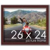 PosterPalooza | Photo Size Classic Modern Brown Frame - UV Acrylic, Foam Board Backing, Hanging Hardware - 3 of 4