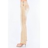 Women's V-cut Ruched Mid Flare Pants - American Bazi - image 3 of 4