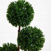 Nearly Natural 4-ft Boxwood Topiary Tree UV Resistant (Indoor/Outdoor) - 3 of 4
