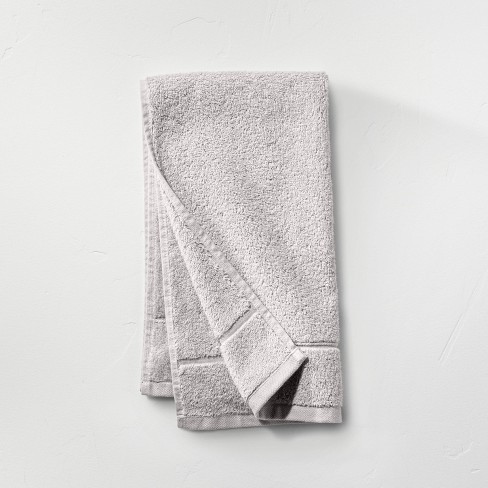 Moda At Home Allure Cotton Hand Towel (Dark Grey)