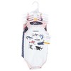 Hudson Baby Infant Girls Cotton Sleeveless Bodysuits, Girls Shark Types - 2 of 4