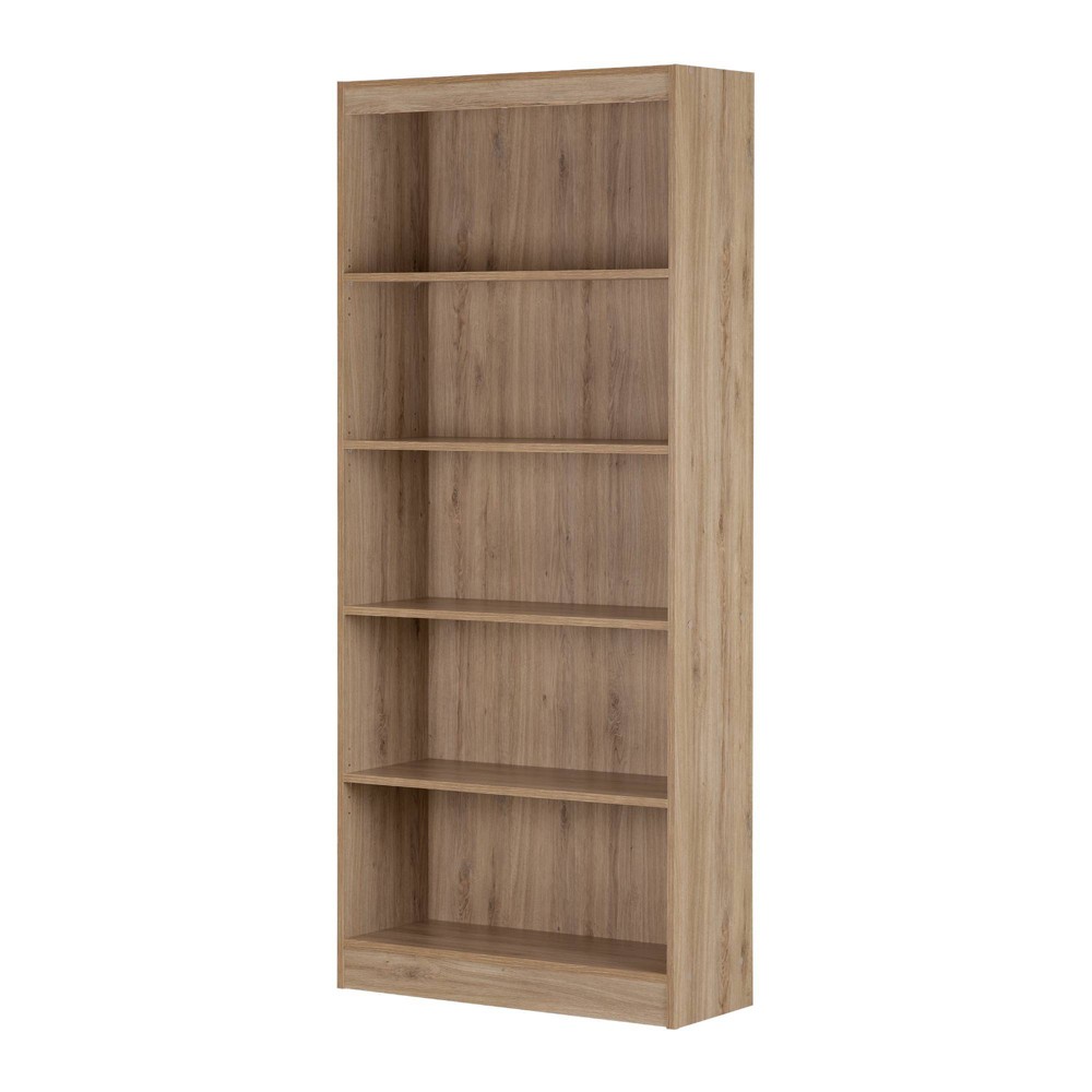 Photos - Wardrobe South Shore 68.75" 5 Shelf Decorative Bookshelf Rustic Oak