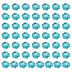 Unique Bargains Iron On Durable DIY Clothing Sequin Bead Flowers Patches 100 Pcs - 1 of 4
