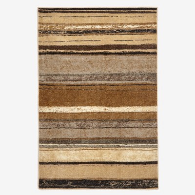 BrylaneHome Rainbow Stripe Rug