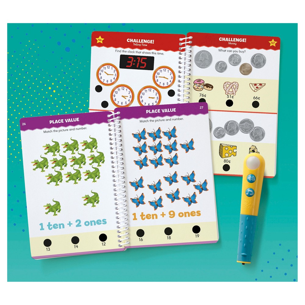 UPC 086002023742 product image for Educational Insights Hot Dots Jr. Let's Master Grade 1 Math Set with Hot Dots Pe | upcitemdb.com
