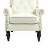 CAVINAS Accent Chairs for Bedroom, Modern Wood Frame Armchair, Accent Chair Lounge Chair with Sturdy Wood Legs for Living Room - 4 of 4