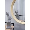 Vynxaria D20x1.5" Transitional Mango Wood Wall Mirror with Solid Frame for Bathroom & Entryway - Leaning Wall Decor - 4 of 4