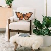23"x14" Avenie Monarch Butterfly Lumbar Throw Pillow - Deny Designs: Indoor Decorative Accent - 2 of 2