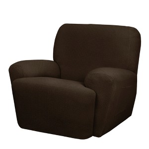 Chocolate Torie Recliner Slipcover (4 Piece) - Maytex, Brown