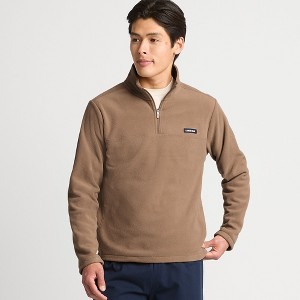 Lands' End Men's Anyweather Fleece Quarter Zip Pullover - 1 of 4