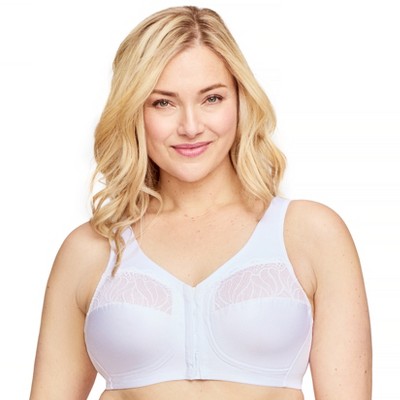 Glamorise Womens MagicLift Active Support Wirefree Bra 1005 White 46C