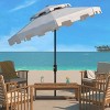 Zimmerman 9Ft Double Top Market Umbrella - PAT8200 - Safavieh - 2 of 4