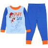Seven Times Six Paw Patrol Toddler Boys' Pups 4 Piece Long Sleeve Pajama Set Mix and Match Blue - 2 of 4