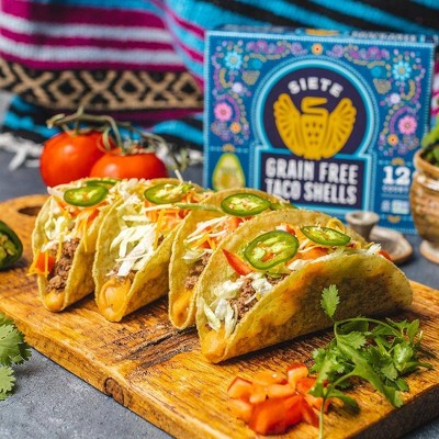 Siete Grain Free, Gluten Free Taco Shells - 5.5oz/12ct