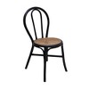 Set of 2, 15.5x20.5x35.5" Black Rattan Dining Chair - 4 of 4