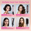 NICEBAY Curling Iron with Interchangeable Ceramic Barrel, Curling Wand Set with Flat Iron Hair Straightener, Instant Heat Up, Dual Voltage Hair Curler - 4 of 4