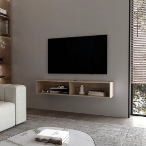NicBex Floating TV Stand with 2-Shelf Entertainment Center with Open Storage for Living Room, Bedroom - 1 of 4