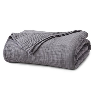 Market & Place 100% Cotton Muslin Bed Blanket