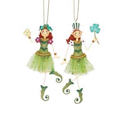 Gallerie II Lady Leprechaun St. Patrick's Day Irish Fun Decor Christmas xmas Ornament A/2