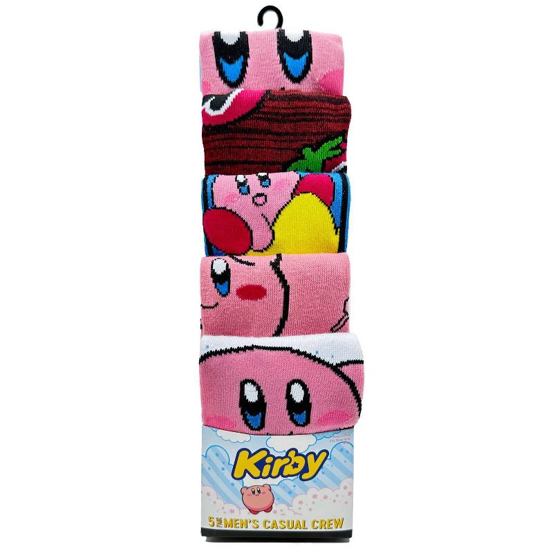 Kirby 5pk Crew Sock Bundle, 1 of 13